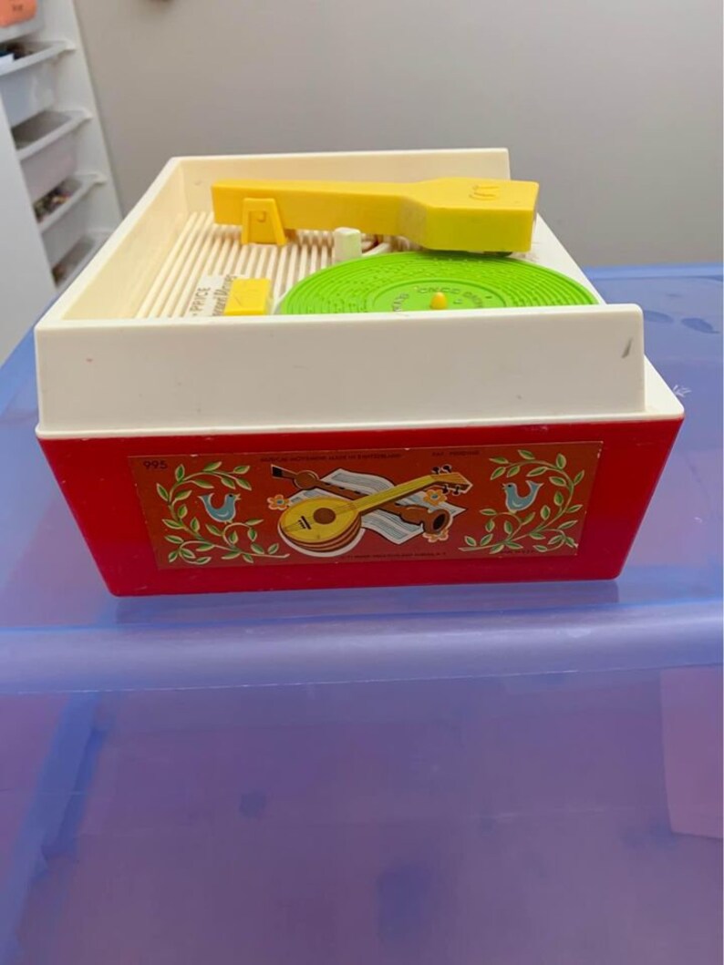 Vintage Fisher Price Music Box Record Player Etsy