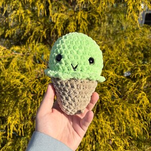 Crochet Ice Cream Cone Plushie