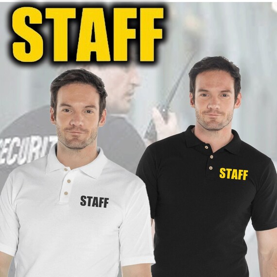 Embroidered Staff Mens Polo Shirts Workwear 6 Colours 
