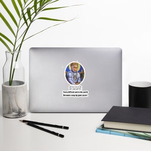 Méditer Hanuman avec Chalisa Quote Sticker