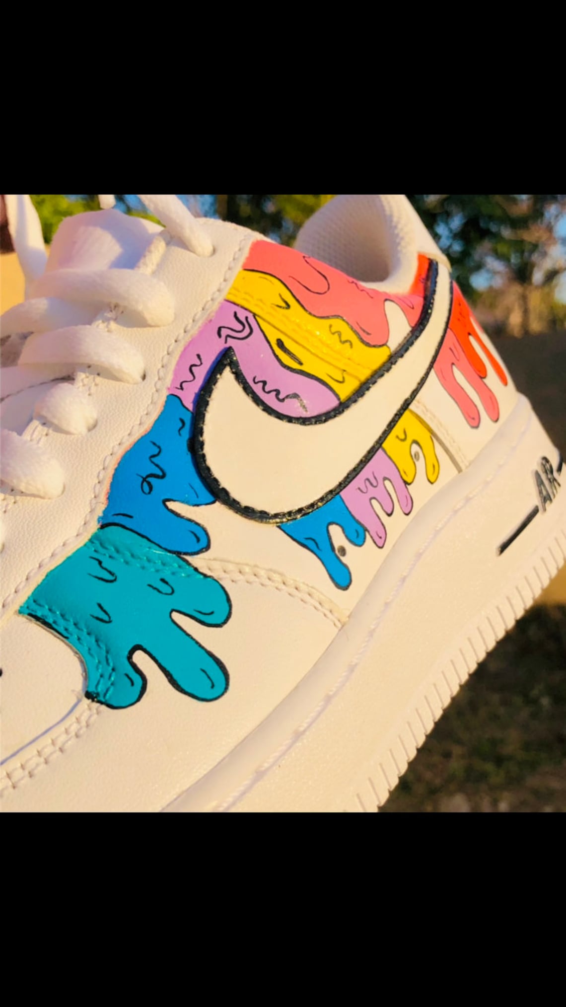 custom air force 1 slime