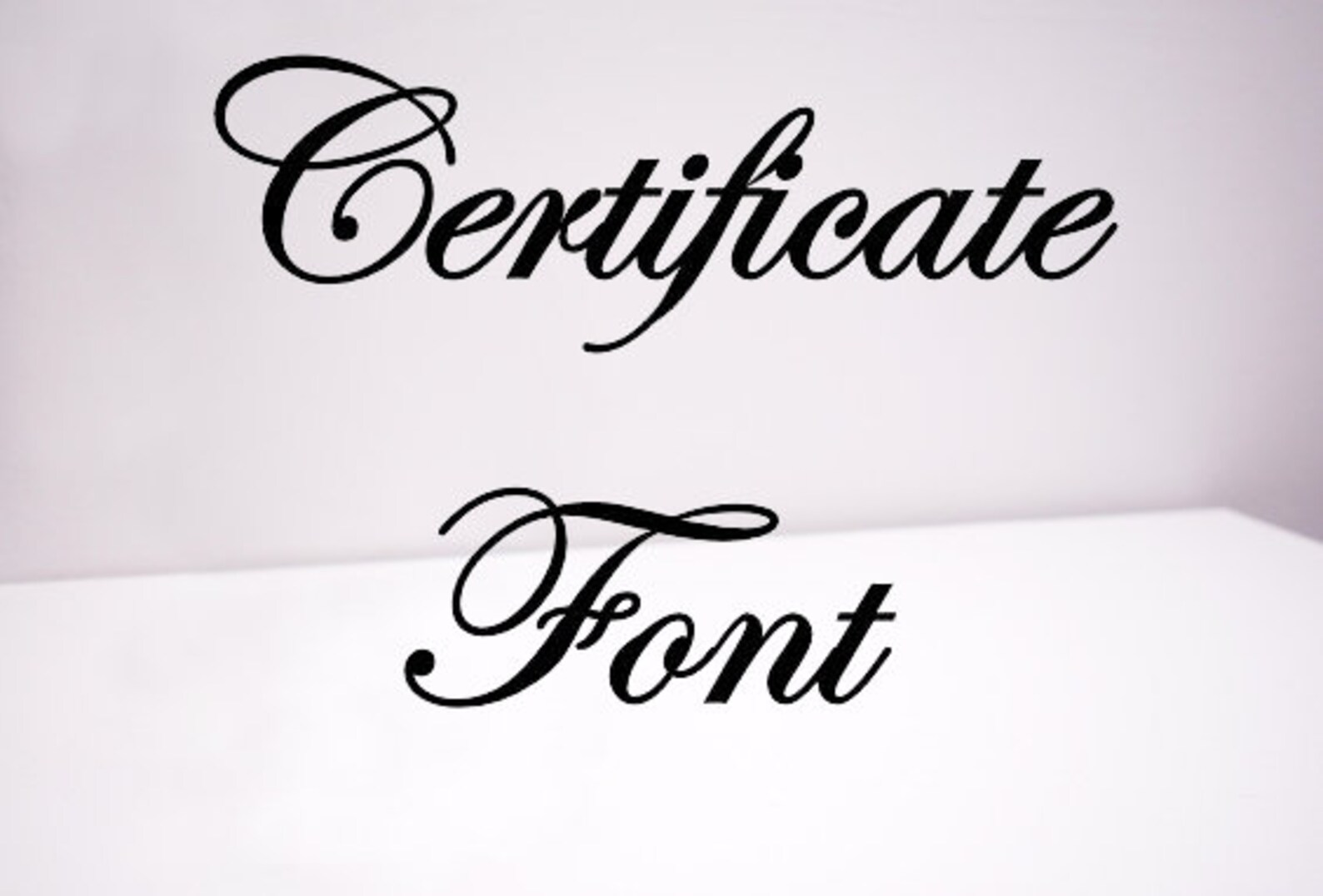 Certificate Font Beautiful Certificate Font Handwritten Font 