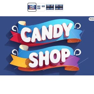 Bordje Snoepwinkel | Afdrukbaar snoepstation | Tafeldecoratie met zoete lekkernijen | Feestbord | Snoepwinkelborden, | Verjaardag, afstuderen, babyshower