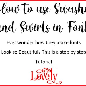Descargas SVG, Cómo usar caracteres decorativos y remolinos en fuentes, Usar fuentes PUA y glifos, Cómo hacer que las fuentes sean hermosas ¡Más fuentes extra! Fuentes