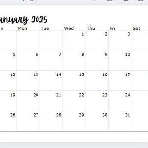 Kalender 2025, afdrukbare kalender, downloadbare kalender, maandkalender 2025, minimalistische kalender, basiskalender 12 maanden, kalenders