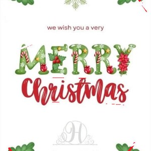 Christmas Card, Editable Christmas Card, Holiday Card, Merry Christmas Card, Download Christmas Card, Printable Christmas Card, Digital Card