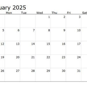 Kalender 2025, afdrukbare kalender, downloadbare kalender, maandkalender 2025, minimalistische kalender, basiskalender 12 maanden, kalenders