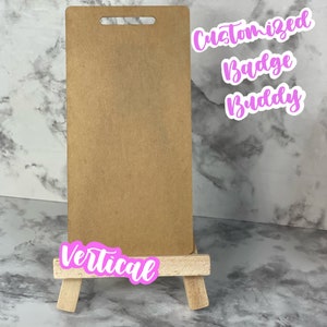 Vertical Badge Buddy, Customized Badge Buddy, Title Badge