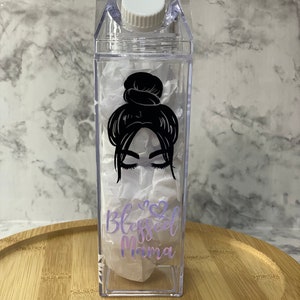 Blessed Mama Milk Carton Water Bottles