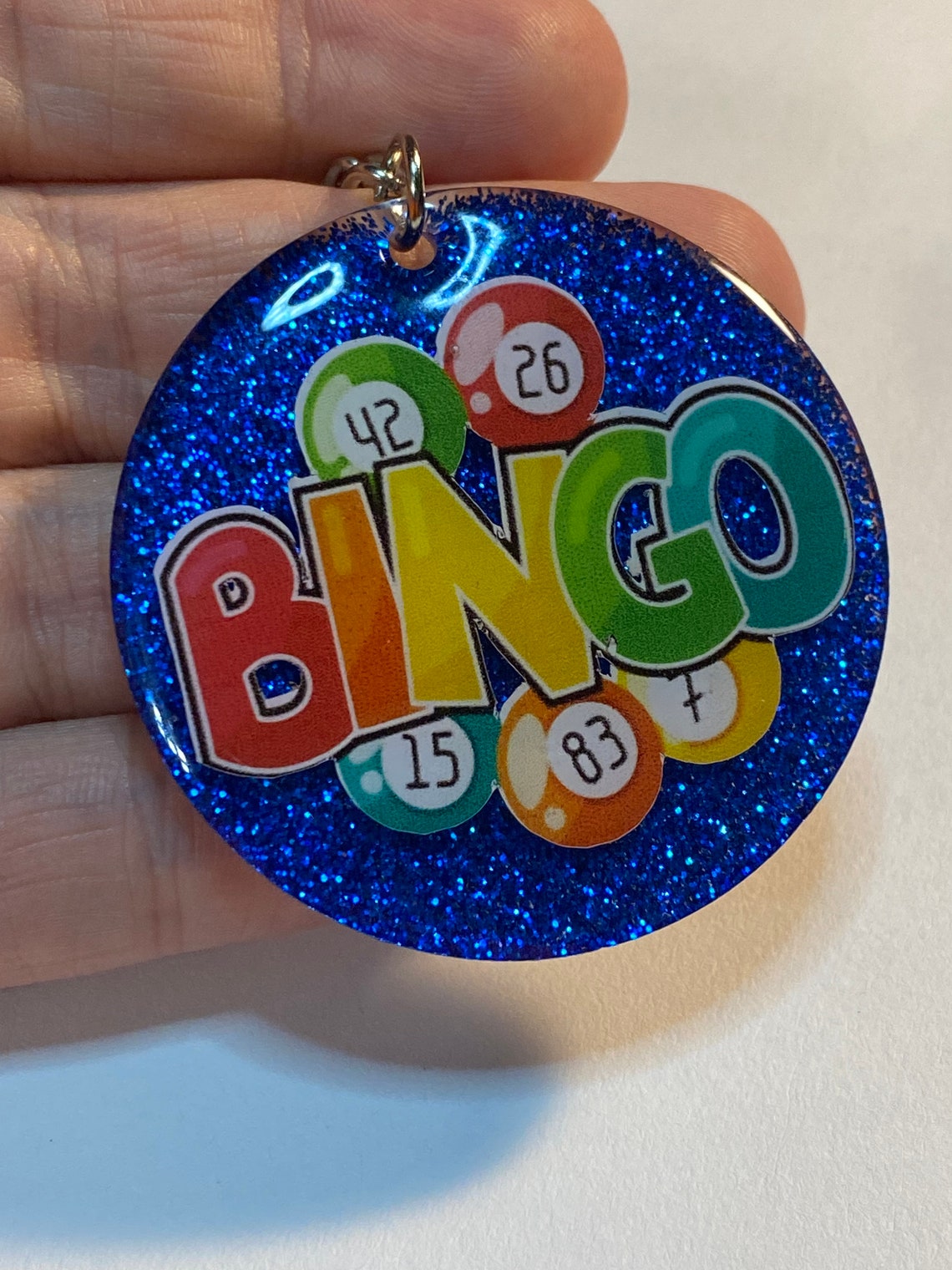 Bingo Keychains Bingo Lovers Bingo Player Gift Bingo Good Luck ...