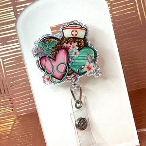 Healthcare Worker Badge Reel ****Ready to Ship****