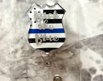 Rückseite der Blauen Abzeichen Reel