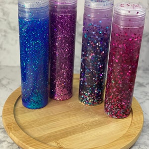 Calming Sensory Bottles, ASMR, ADHD Calming Tools