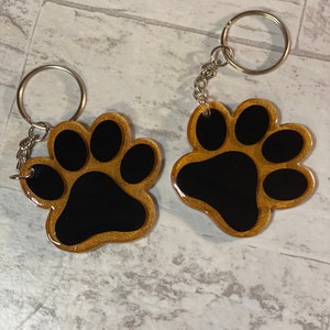 Paw Print Keychain.**READY TO SHIP**