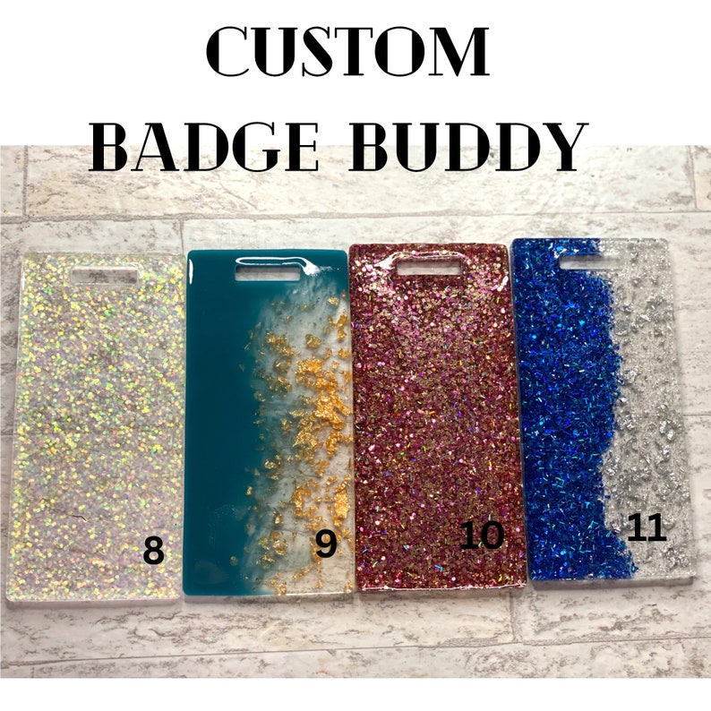 Badge Buddies Custom Badge Buddy ID Badge Buddy Title Badge Etsy