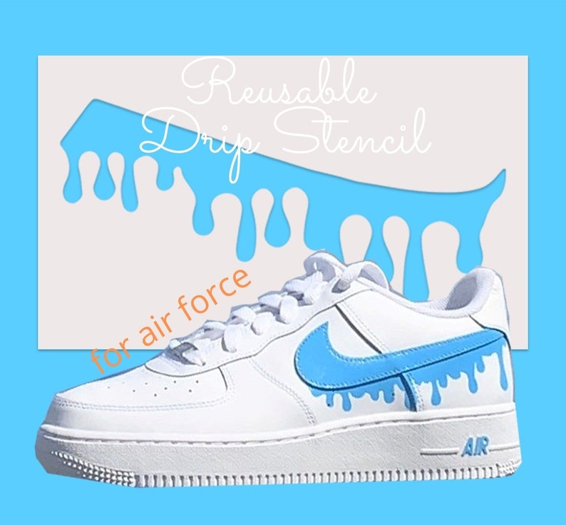 Reusable Drip Stencil for Custom Shoe Etsy