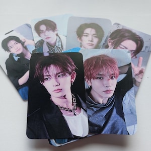 Carte photo Heeseung Enhypen avec pochette | Produits dérivés Enhypen | Carte photo Kpop