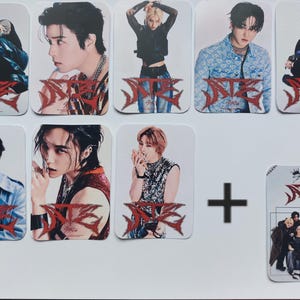 Stray kids photocards [ATE Edition] | Kpop photocards with photocard sleeves | Stray Kids Merch