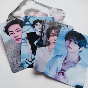Carte photo Jungwon Enhypen avec pochette | Produits dérivés Enhypen | Kpop avec pochette