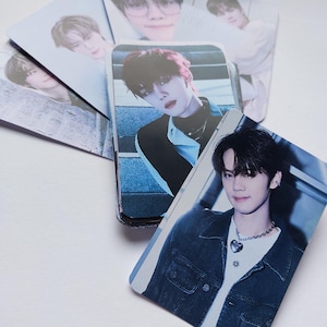 Carte photo Gyuvin ZB1 avec pochette | Produits dérivés Zerobaseone | Carte photo Kpop