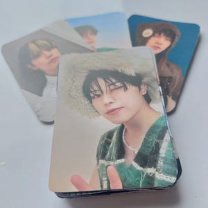 Seungmin Skz photocard | Stray Kids merch | Kpop photocard with photocard sleeve