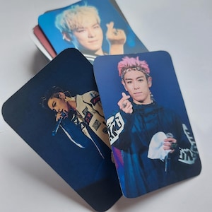 TOP photocard | photocard Bigbang | photocard Kpop con bustine protettive