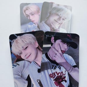 Carte photo Sunoo Enhypen avec pochette | Produits dérivés Enhypen | Carte photo Kpop