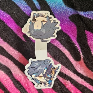 Genshin emotes magnetic bookmark (pls read description)