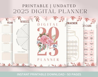 Manifestation Planner | Digital Law of Attraction Planner | Goal Setting, Visualization, Affirmations | iPad & Android | Personal Growth