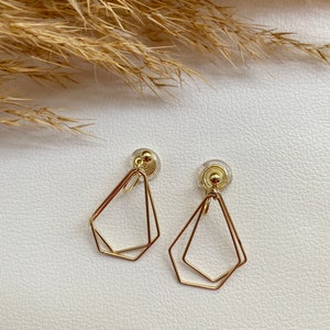 Ohrclips gold, Ohrringe für ohne Ohrringe-Loch, elegant undgefertigt, schlicht fashion 52 Bild 1