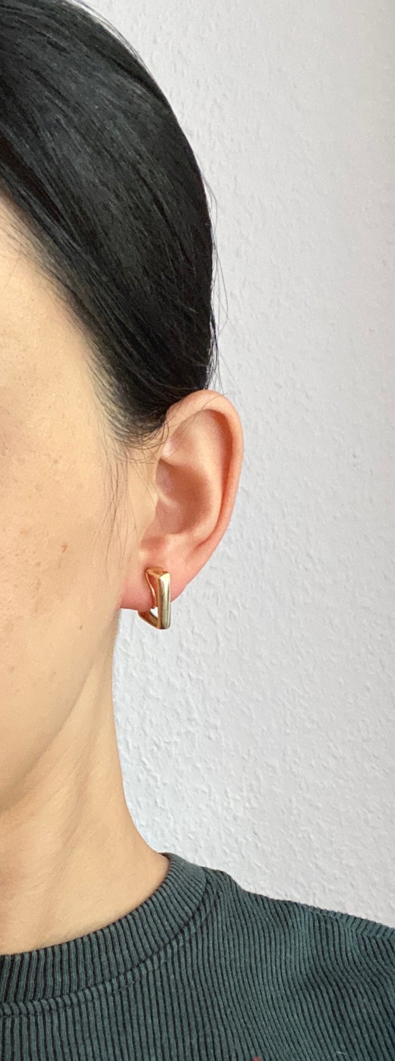 Ohrclips oder Ohrringe, gold, elegant und gefertigt, schlicht fashion 43 Bild 7