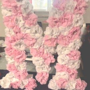 Floral & Tissue Letters - Numbers