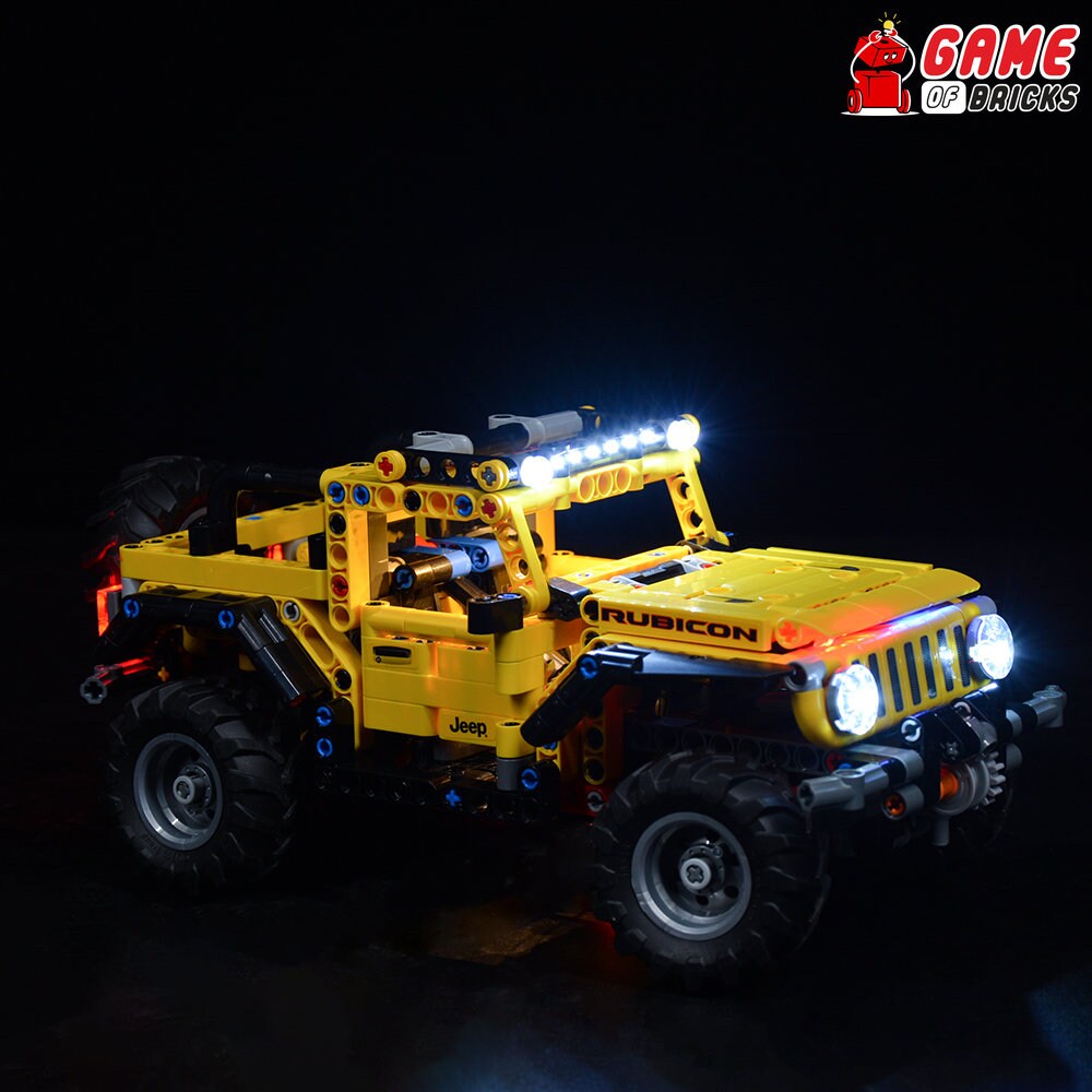 LED Light Kit for Jeep Wrangler Compatible With LEGO® 42122 Set -  New  Zealand