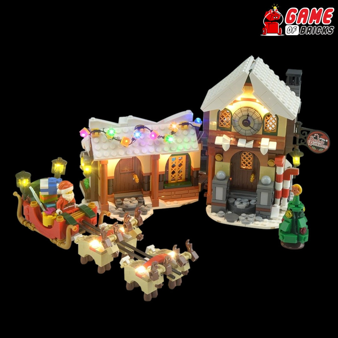 bånd forening køkken LED Light Kit for Santa's Workshop Compatible With LEGO® - Etsy