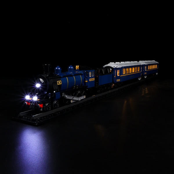 Kit d'éclairage LED pour le train Orient Express - Compatible avec LEGO® 21344