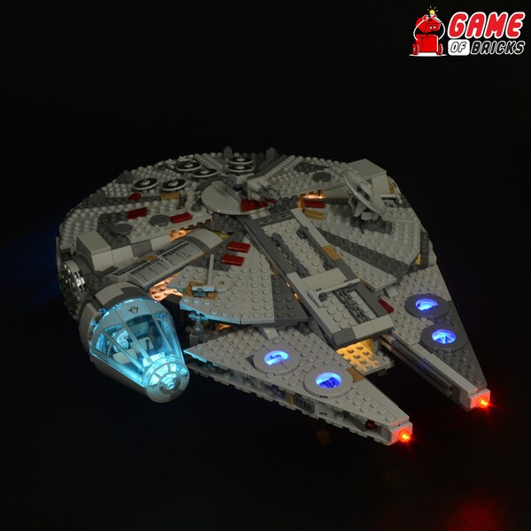 LED Light Kit for Millennium Falcon - Compatible with LEGO® 75257 Set