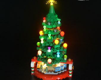 LED Light Kit for Christmas Tree - Compatible with LEGO® 40338 Set