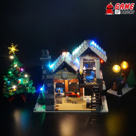 LED Light Kit for Winter Toy Shop Compatible With LEGO 10249 Set