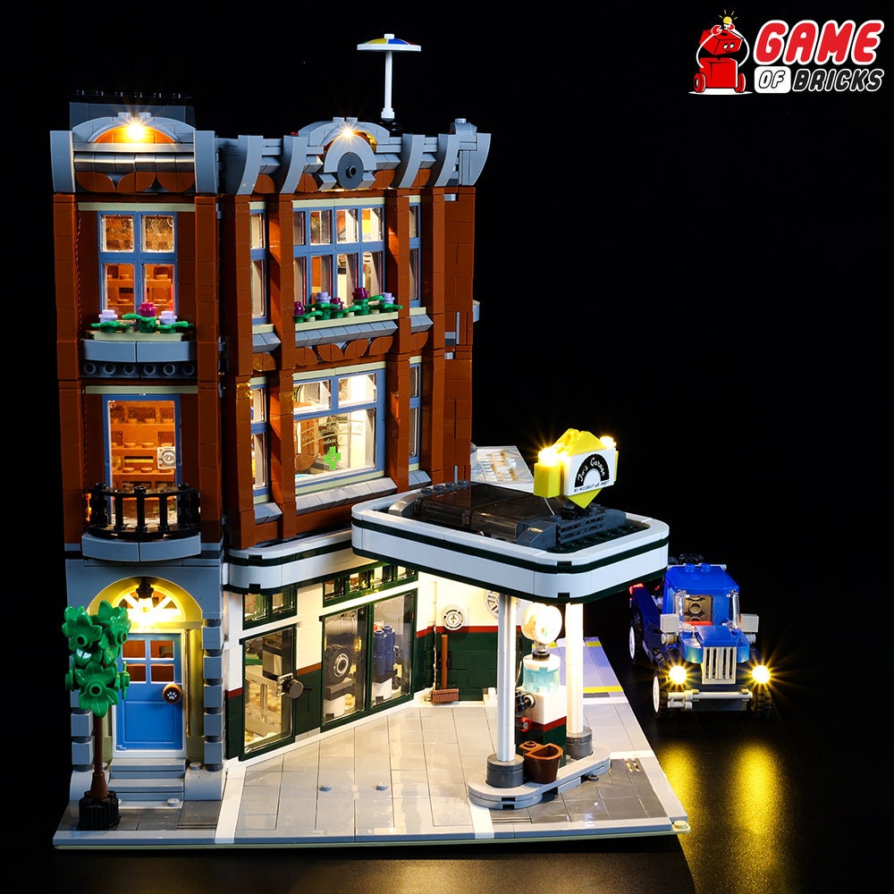 LED Light Kit for Corner Garage Compatible With LEGO® 10264 Set -   Sweden