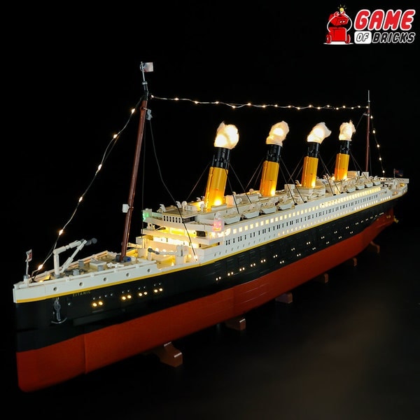 Kit de luces LED para Titanic - Compatible con el set LEGO® 10294