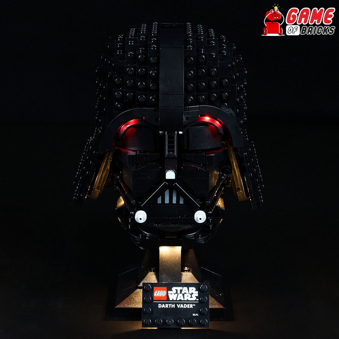 LED Light Kit for Darth Vader Helmet Compatible With LEGO® Etsy UK