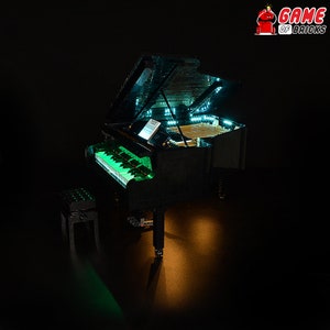 LED Light Kit for Grand Piano Compatible with LEGO® 21323 Set image 5