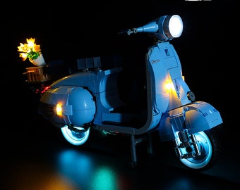 LED Light Kit for Vespa 125 - Compatible with LEGO® 10298 Set