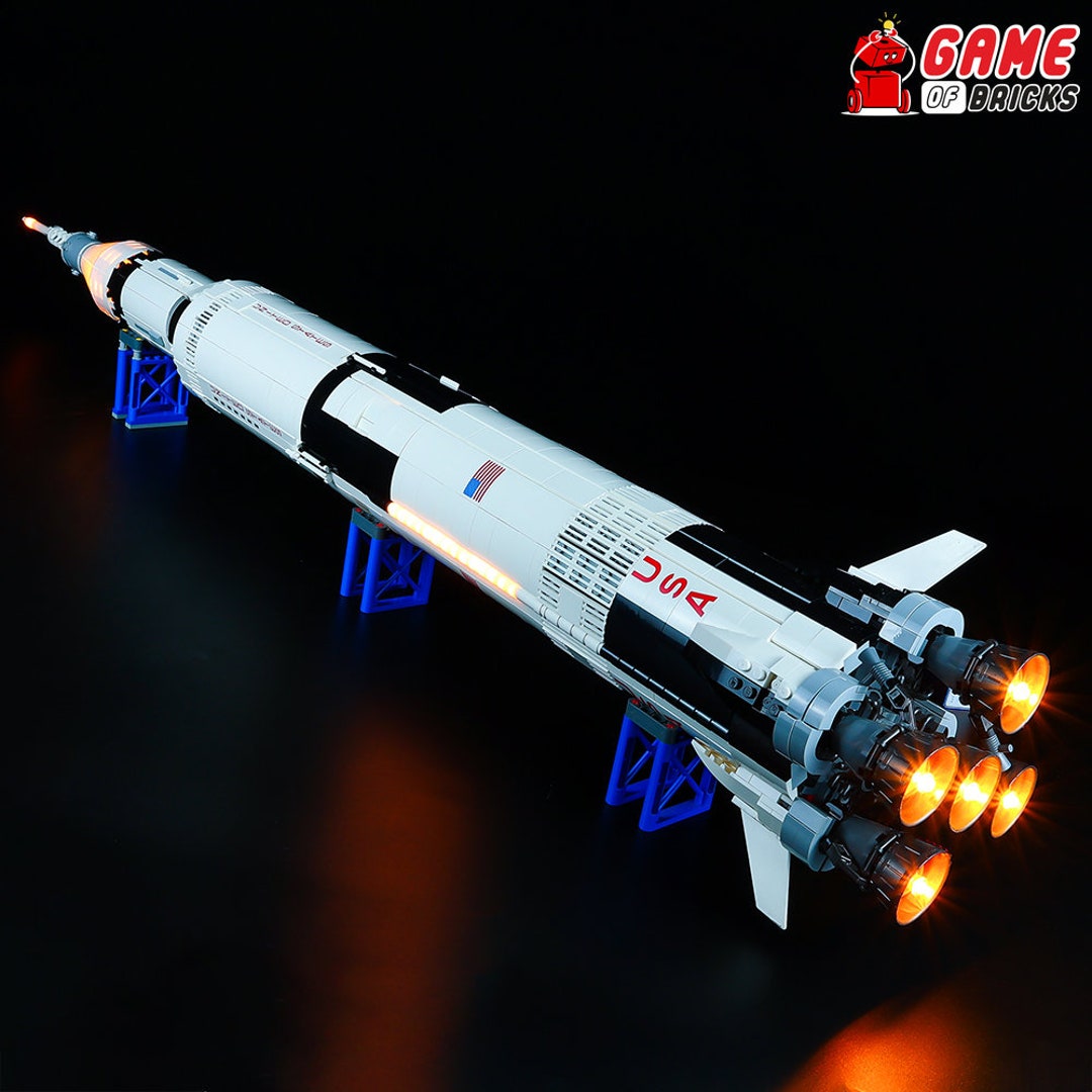 LED Light Kit NASA Apollo Saturn V Compatible With LEGO® - Etsy Sweden