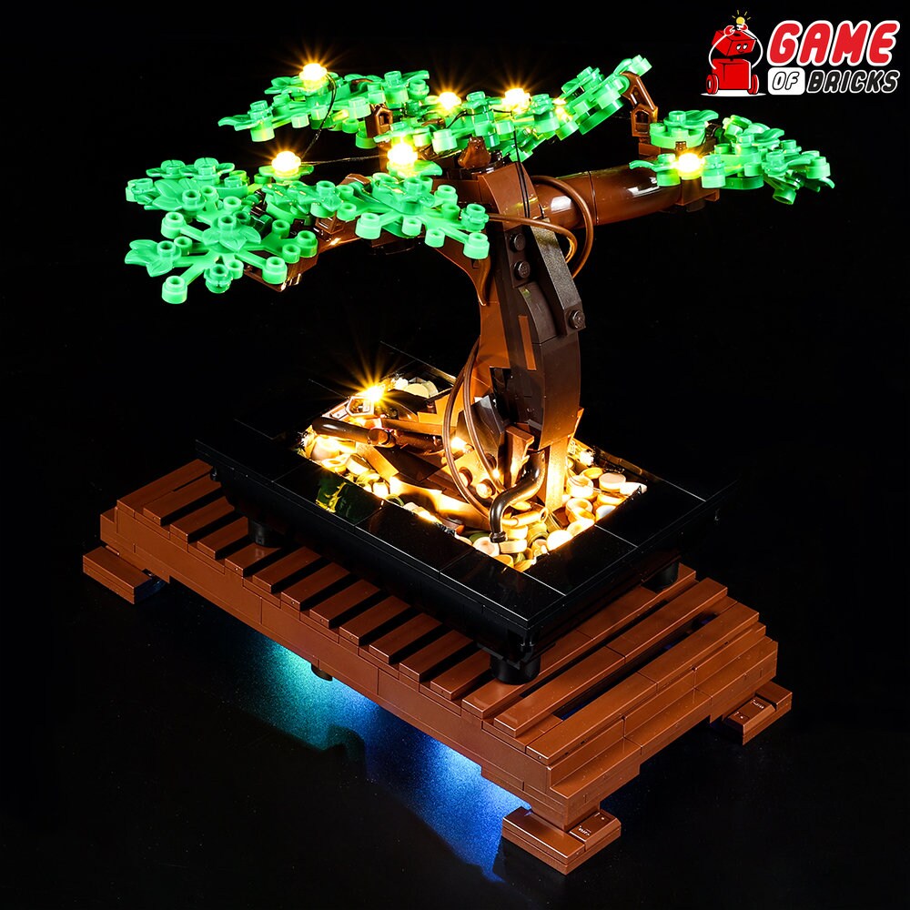 LED Light Kit for Bonsai Tree Compatible With LEGO® 10281 Set 