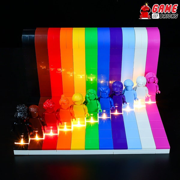 LED Light Kit for Everyone Is Awesome - Compatible with LEGO® 40516 Set