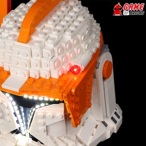 LED Light Kit for Clone Commander Cody Helmet Compatible with LEGO® 75350 Set image 10