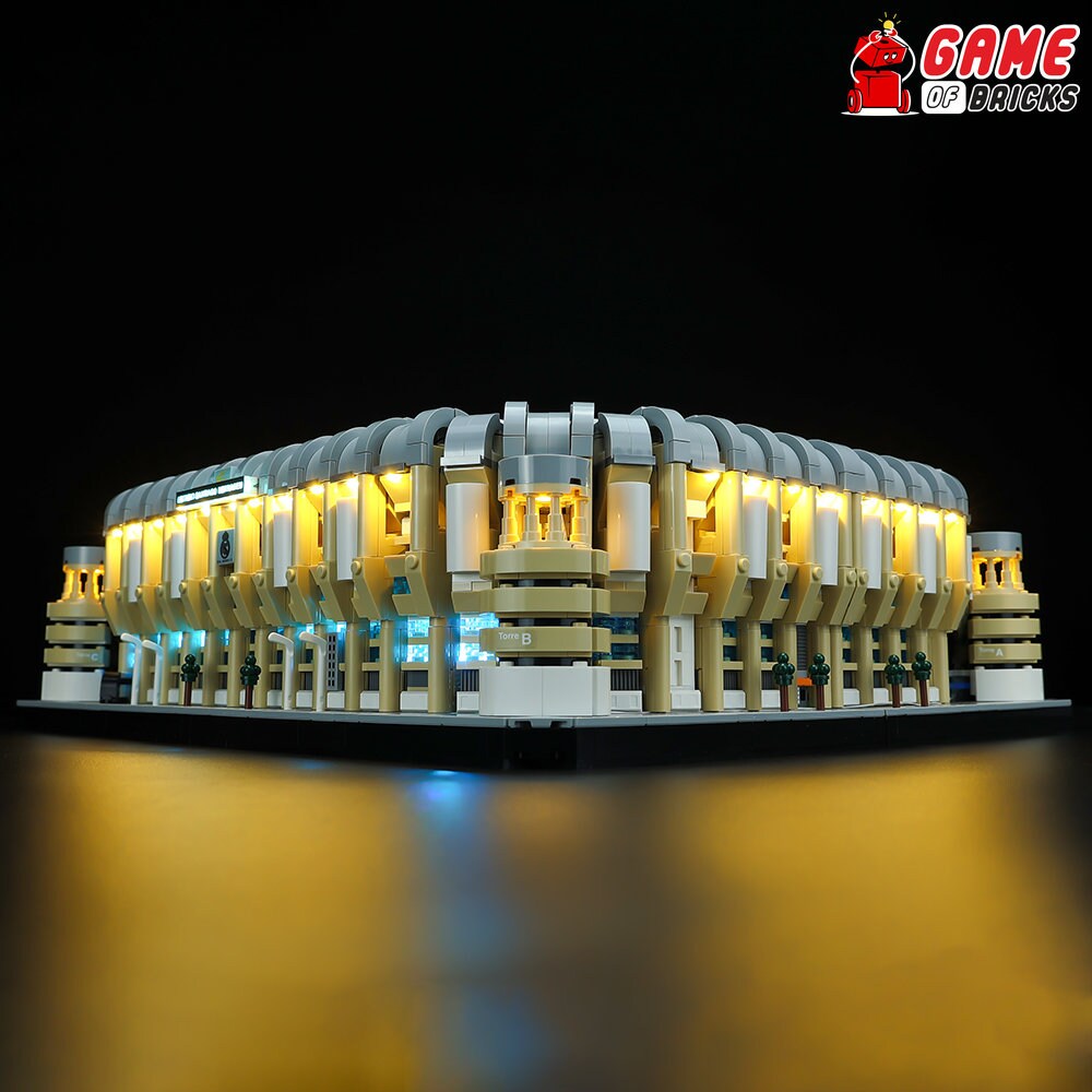 Kit d'éclairage LED pour le Real Madrid Stade Santiago Bernabéu Compatible  avec l'ensemble LEGO® 10299 -  France