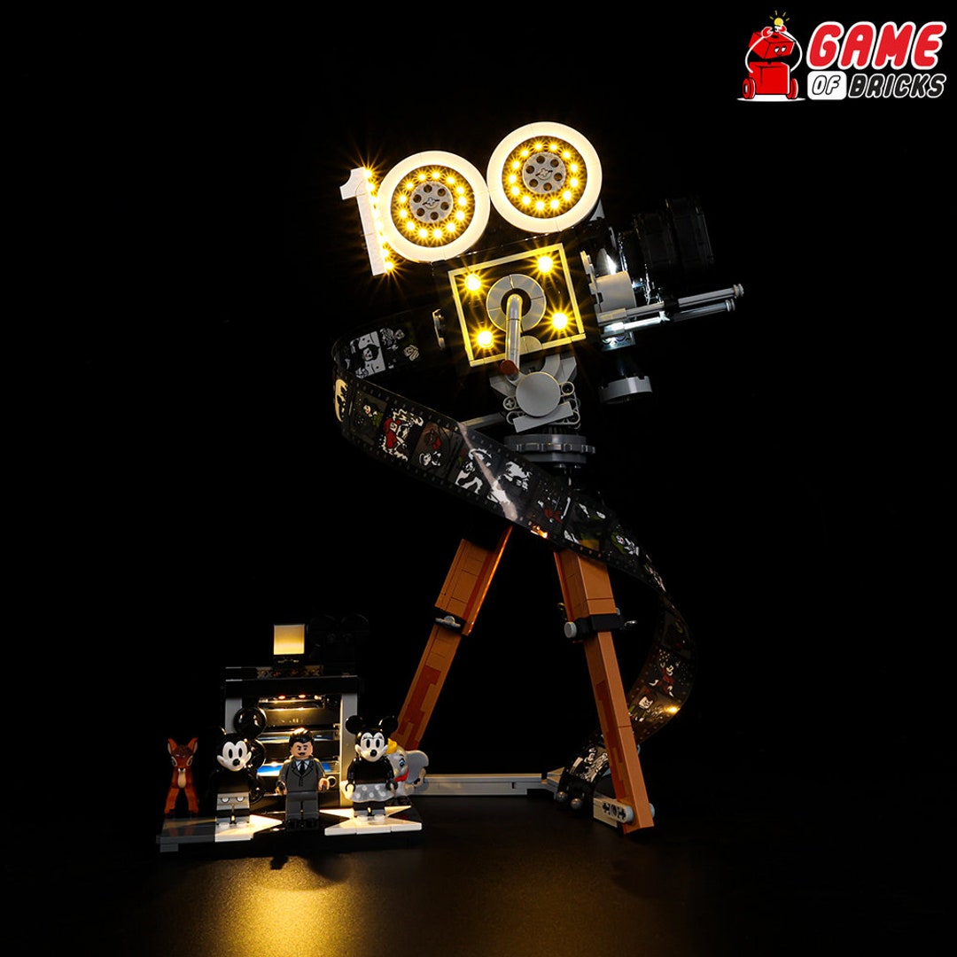 LED Light Kit for Walt Disney Tribute Camera Compatible With LEGO® 43230  Set 
