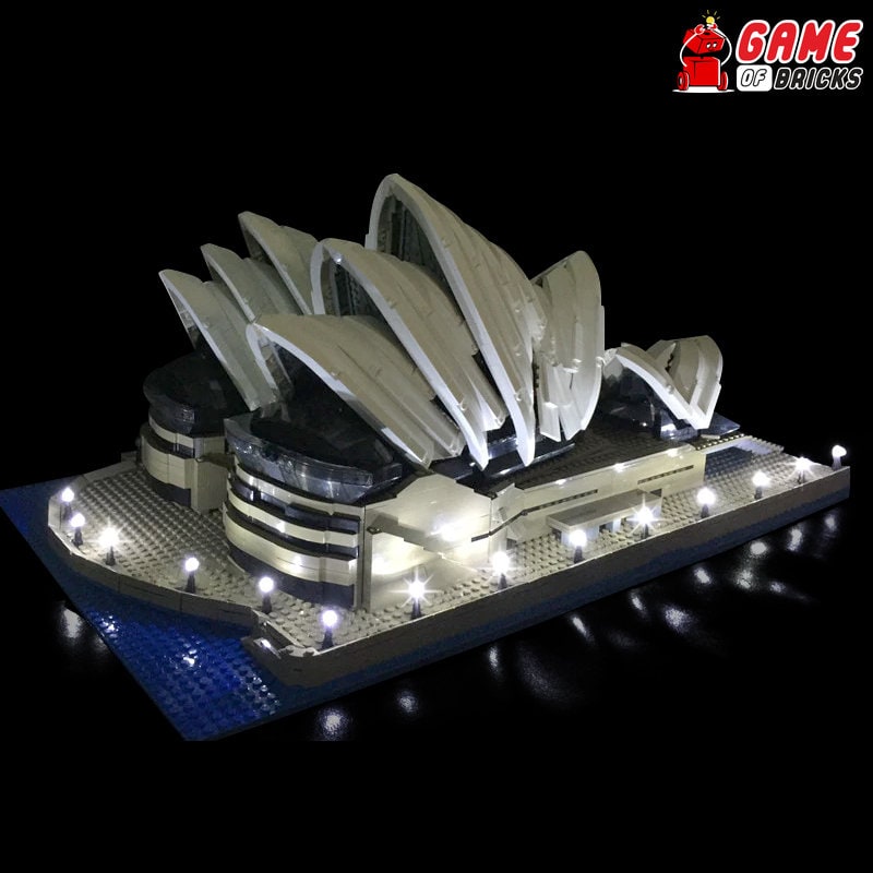Søjle Symphony øve sig LED Light Kit for Sydney Opera House Compatible With LEGO® - Etsy Israel